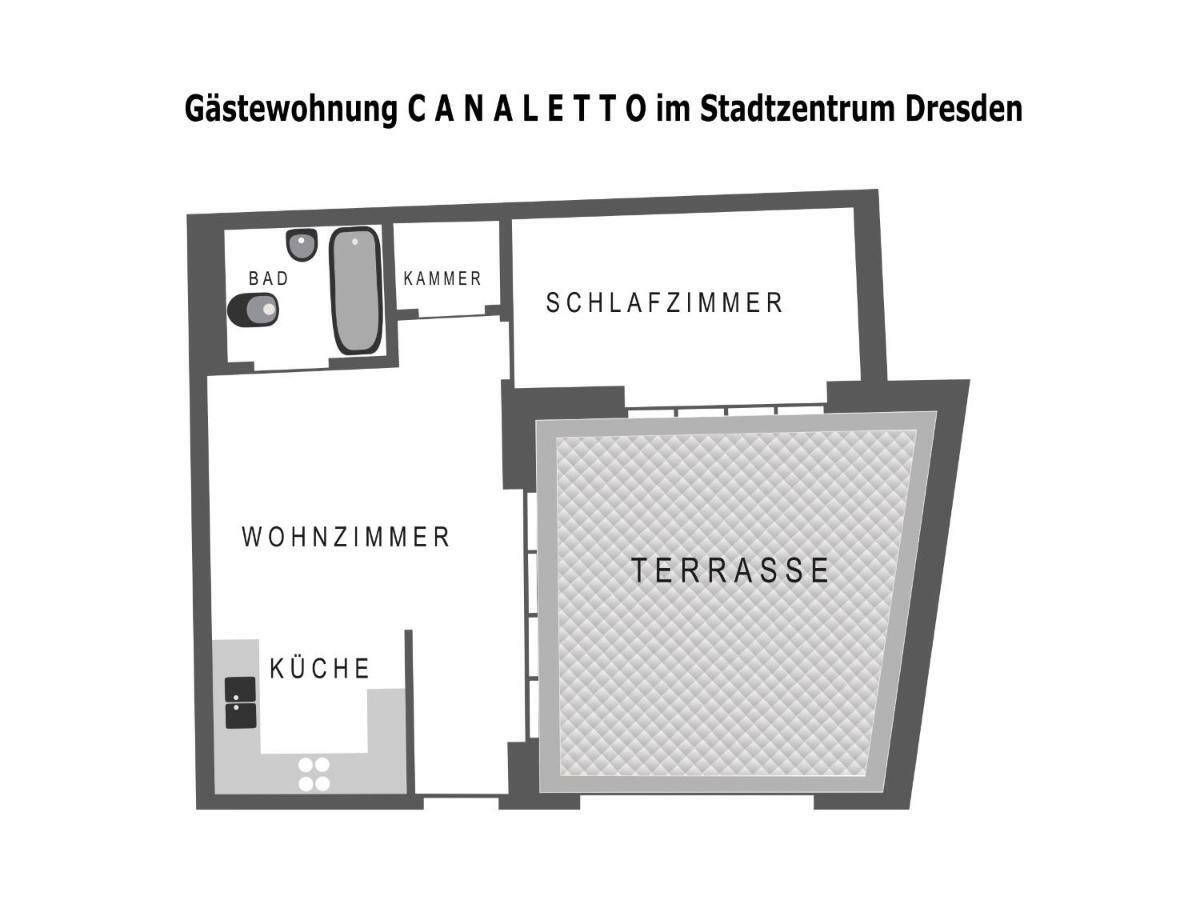 Appartement Canaletto Im Stadtzentrum